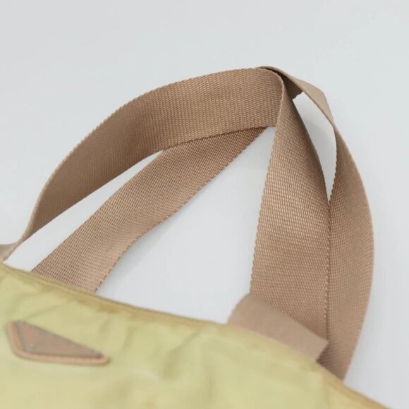PRADA Tote Bag Nylon Light green Auth 127872 - Picture 9 of 14